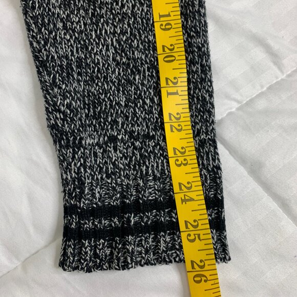 Amnesia Men’s Black & White Speckled Hoodie – Size M, 100% Acrylic, Elbow Patche - Picture 16 of 16